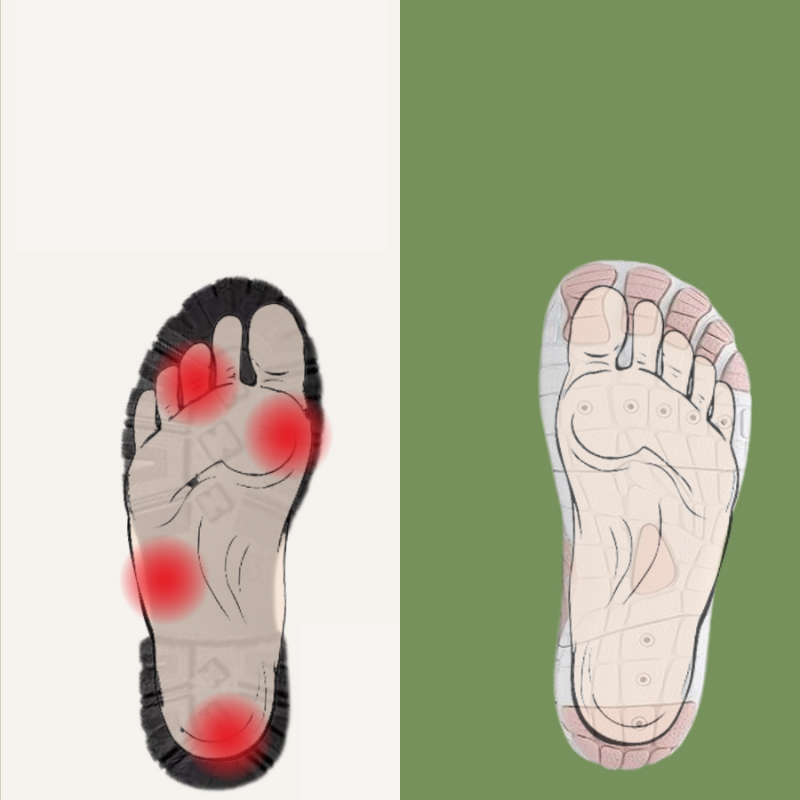 أحذية صحية ومضادة للانزلاق للأقدام العارية غير محددة الجنس