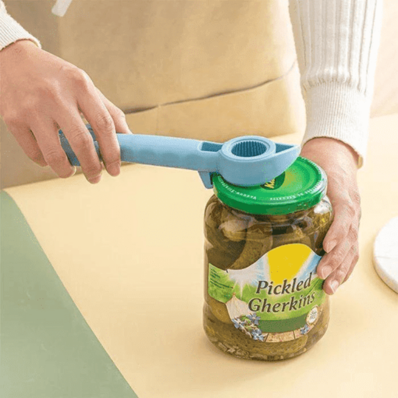 Ouvre-bouteilles et bocaux multifonction 4 en 1