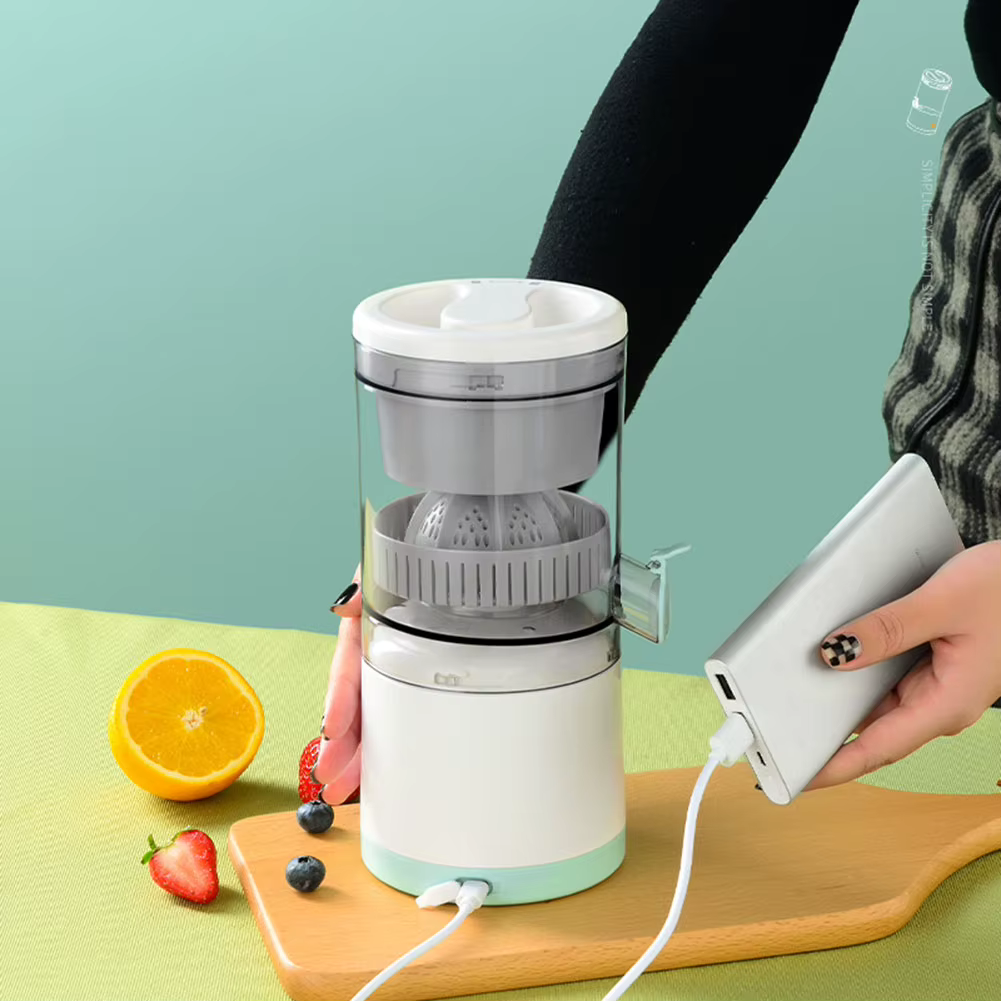 Exprimidor eléctrico portátil, rápido y fácil 