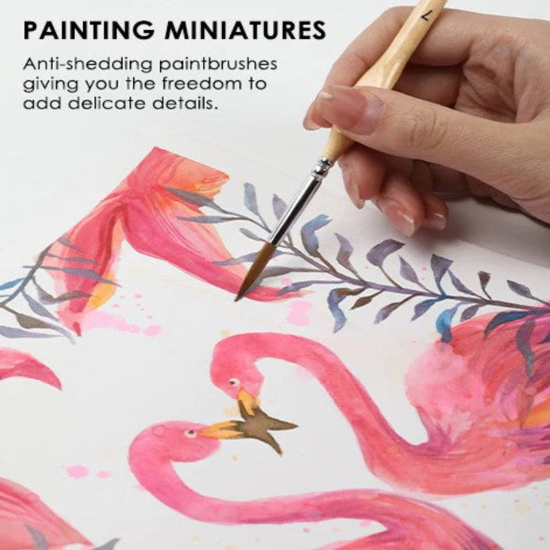 Přesné štětce pro jemné a dokonalé detaily (x11) 