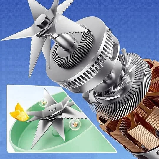 Bærbar blender for fersk juice når som helst 