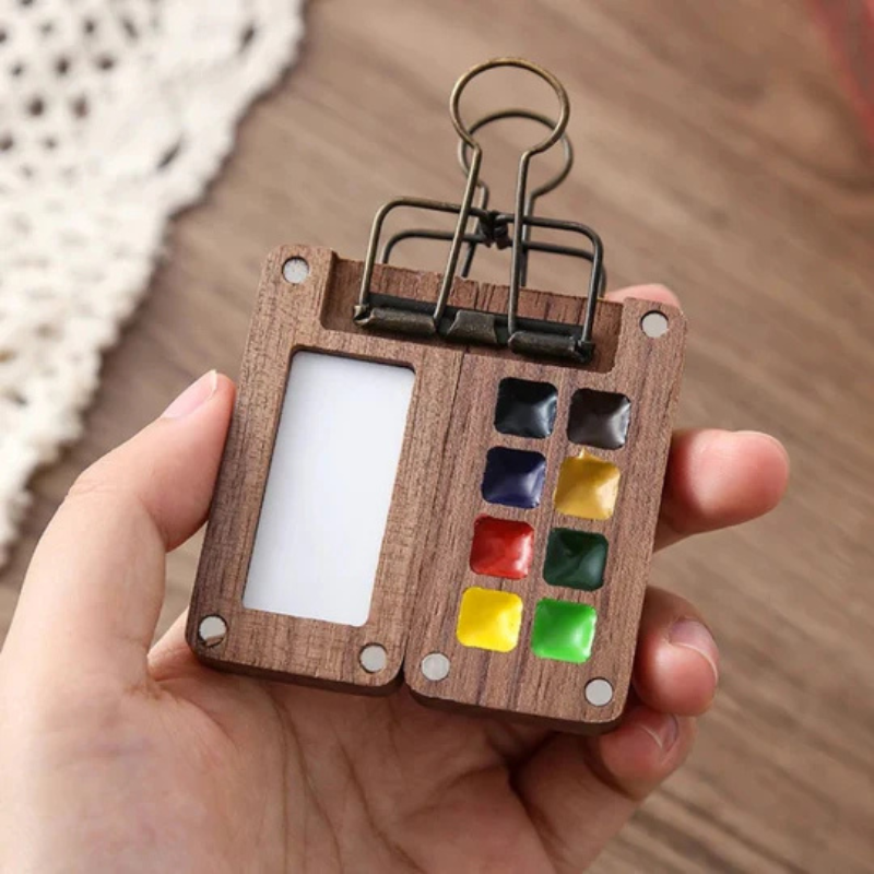 Kit de acuarela de bolsillo para pintar en cualquier lugar 