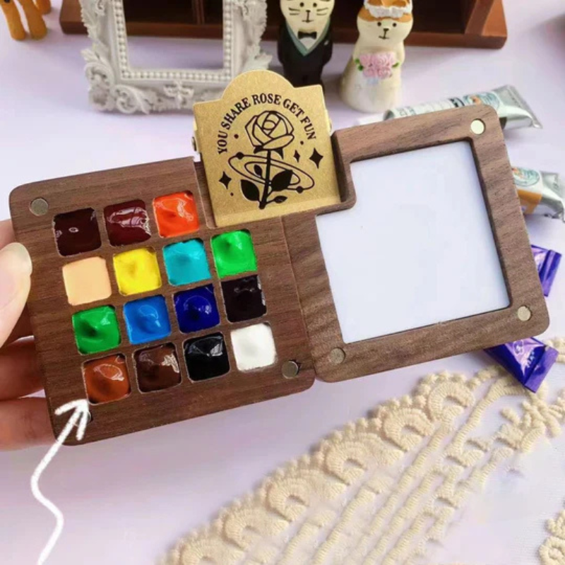 Kit de acuarela de bolsillo para pintar en cualquier lugar 