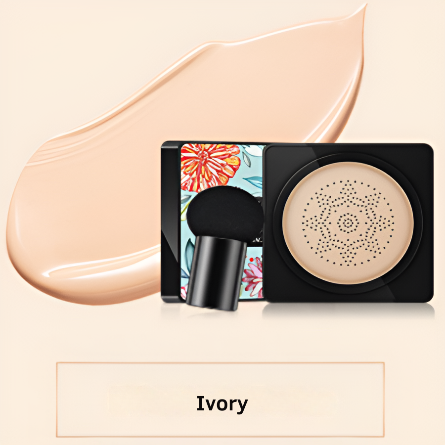 CC crema cushion con applicatore a forma di fungo 