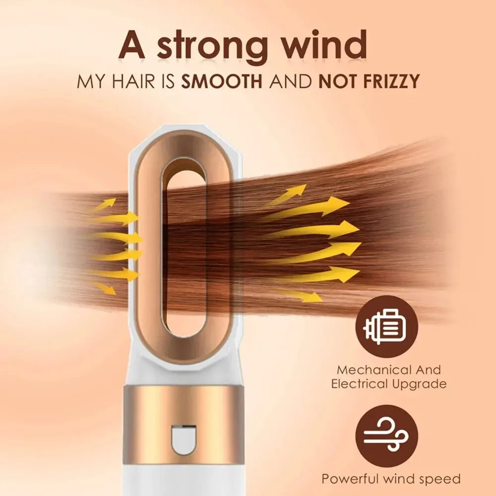 Fésülje, simítsa és szárítsa meg egyetlen 5 az 1-ben készülékkel 