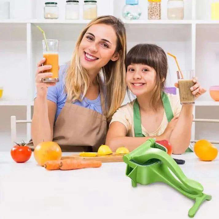 Ein frischer hausgemachter Saft ohne Aufwand und ohne Elektrizität 