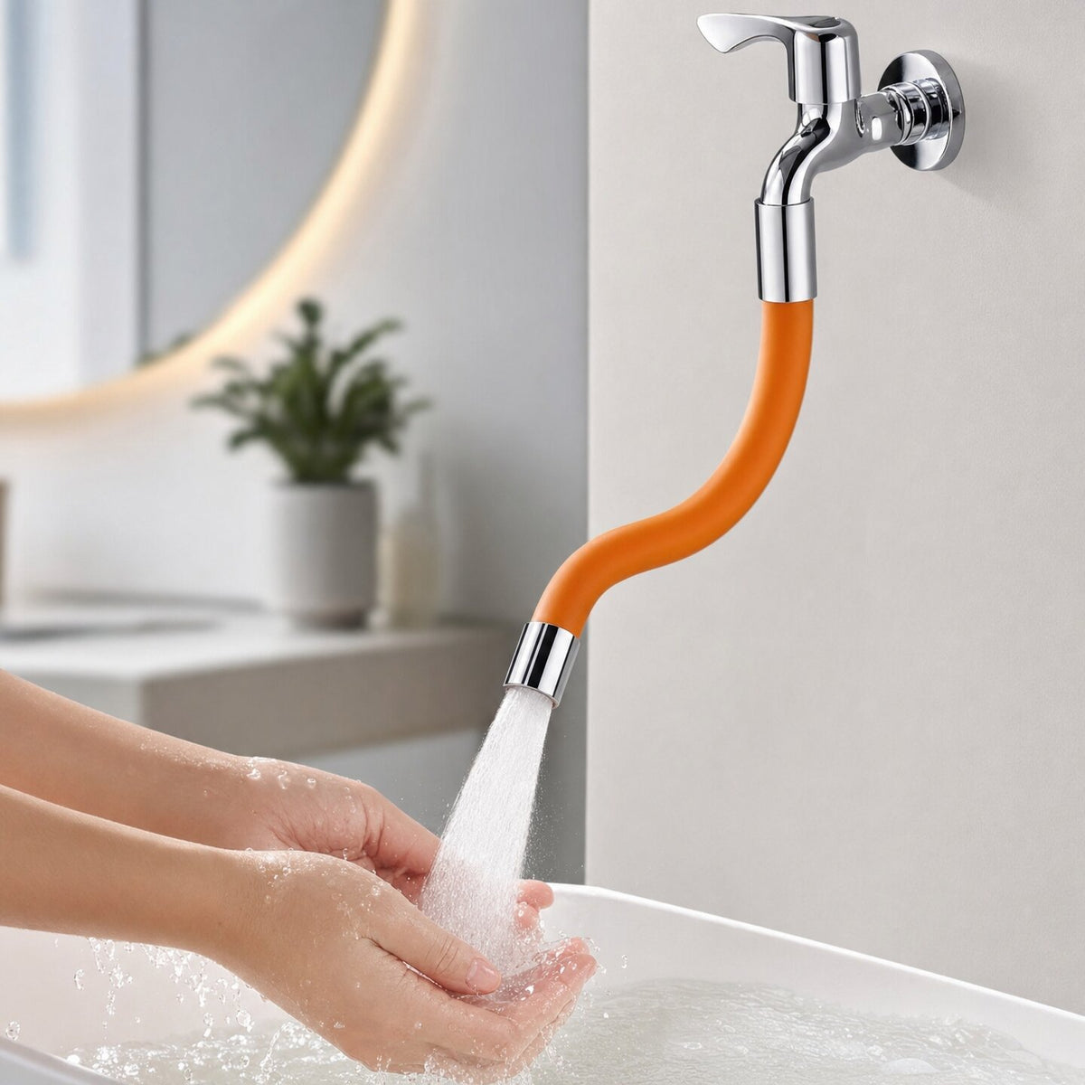 Mangueira flexível rotativa – Controle total do jato d'água 